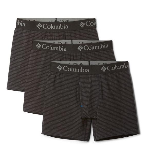 Columbia Performance Cotton Stretch Underwear Black For Men's NZ62893 New Zealand